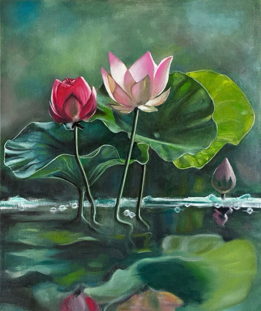 Diversity Is No Burden โ Original Oil Painting by Yingding ๐น๐ผ